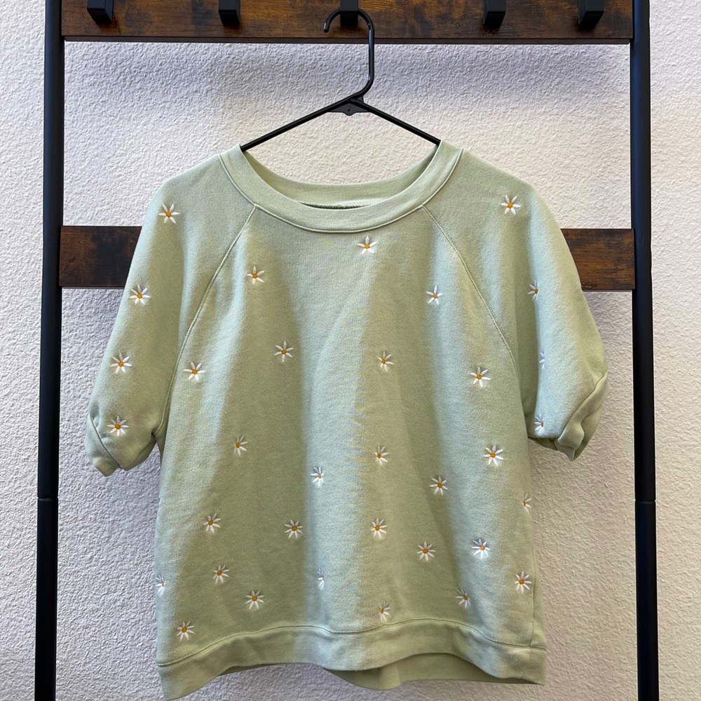 Madewell Embroidered Daisy Shirt